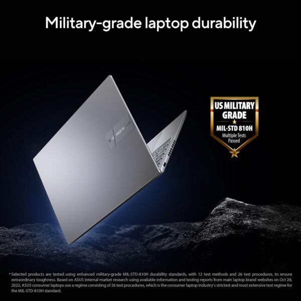 ASUS Vivobook 16, 16" FHD+ (1920 x 1200),Intel Core i5-13420H Processor,(16GB RAM/512GB SSD/Win 11/M365 Basic (1Year)*/Backlit Keyboard/Office Home 2024/Silver/1.88 kg),X1605VA-MB1627WS - Image 5