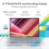 ASUS Vivobook 16, 16" FHD+ (1920 x 1200),Intel Core i5-13420H Processor,(16GB RAM/512GB SSD/Win 11/M365 Basic (1Year)*/Backlit Keyboard/Office Home 2024/Silver/1.88 kg),X1605VA-MB1627WS - Image 9